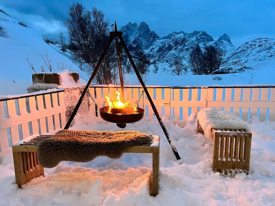 Sundet Lofoten Holiday House Villa Sund  Ngoại thất bức ảnh